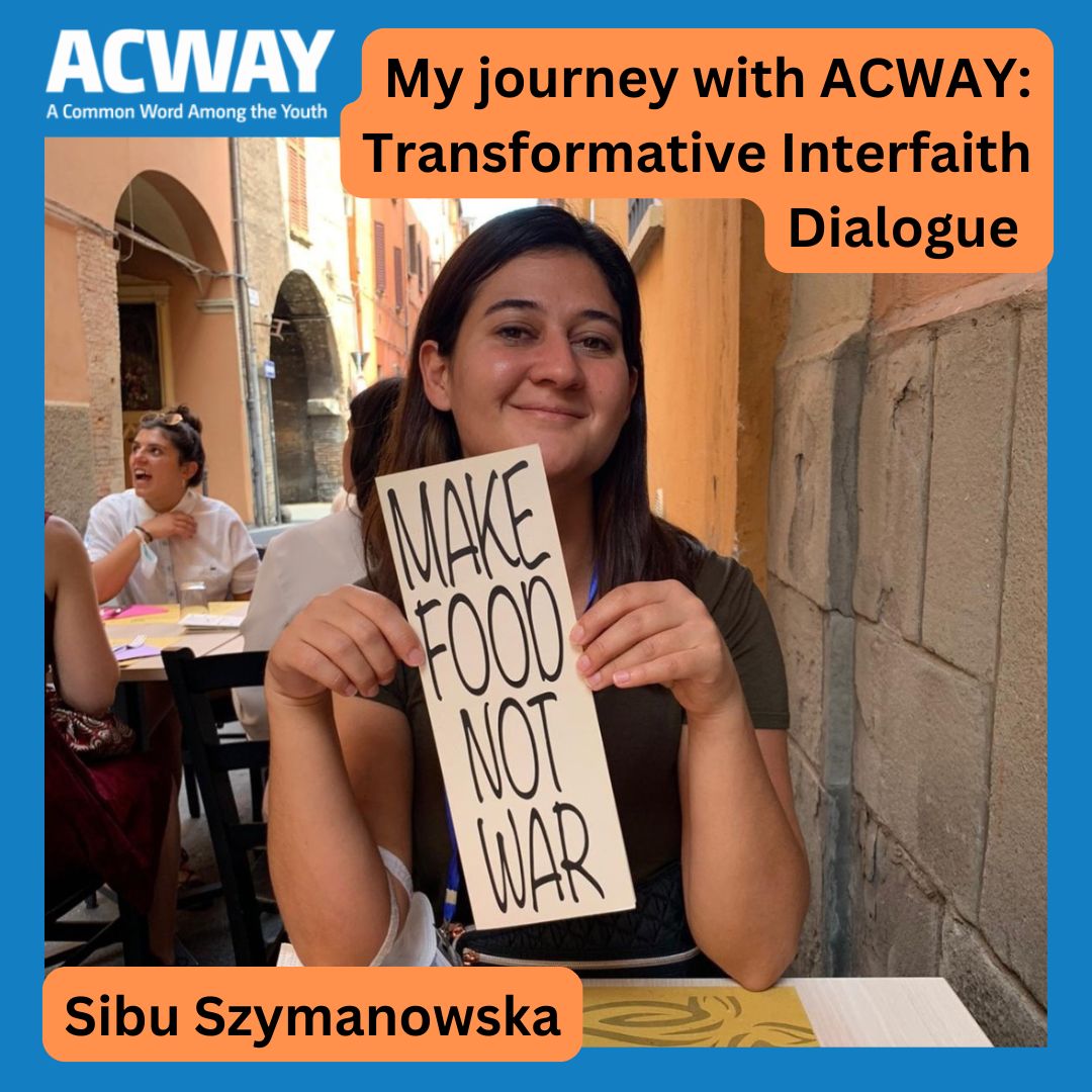 Sibu Szymanowska has been one of our Fellows since our forum in Azerbijan in 2019. 

In our latest blog post, Sibu speaks about her experiences of being an ACWAY Fellow!

acway.org/uncategorised/…

#InterfaithDialogue #interculturaldialogue #ACWAY #forum, #conference #globalnetwork