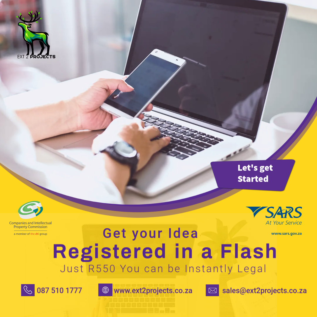 ExtProjects's tweet image. 📷 A company registration is R 550.00 for both private company and non-profit companies. A private company must have at least one director and a non-profit company must have a minimum of three directors.
Contact us today for a FREE consultation to discuss your business needs.