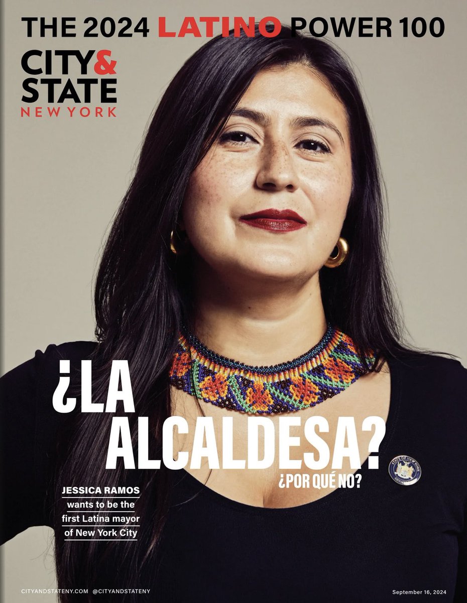 Mil gracias, <a href="/SahalieD/">Sahalie Donaldson</a> and <a href="/CityAndStateNY/">City & State NY</a>, for taking the time to come to Queens to sit down with me for this cover. Latinas lead, it’s what we do. 

Read more here: cityandstateny.com/personality/20…