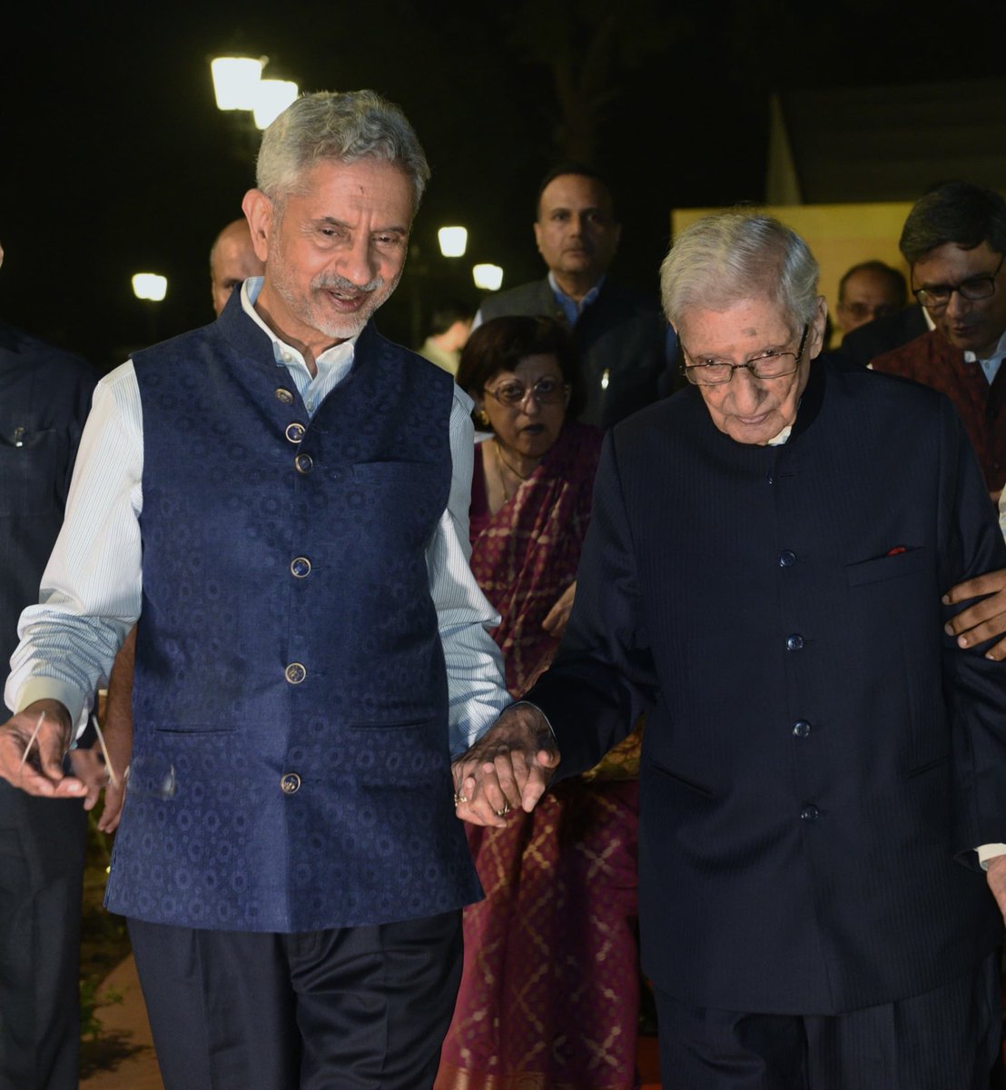100 years young! 

We celebrate a legend of the Indian Foreign Service today, former Foreign Secretary MK Rasgotra, who just turned 100. 

A titan of his times, Foreign Secretary Rasgotra indeed is the #GOAT of IFS. 

Wish him continued happiness and good health.