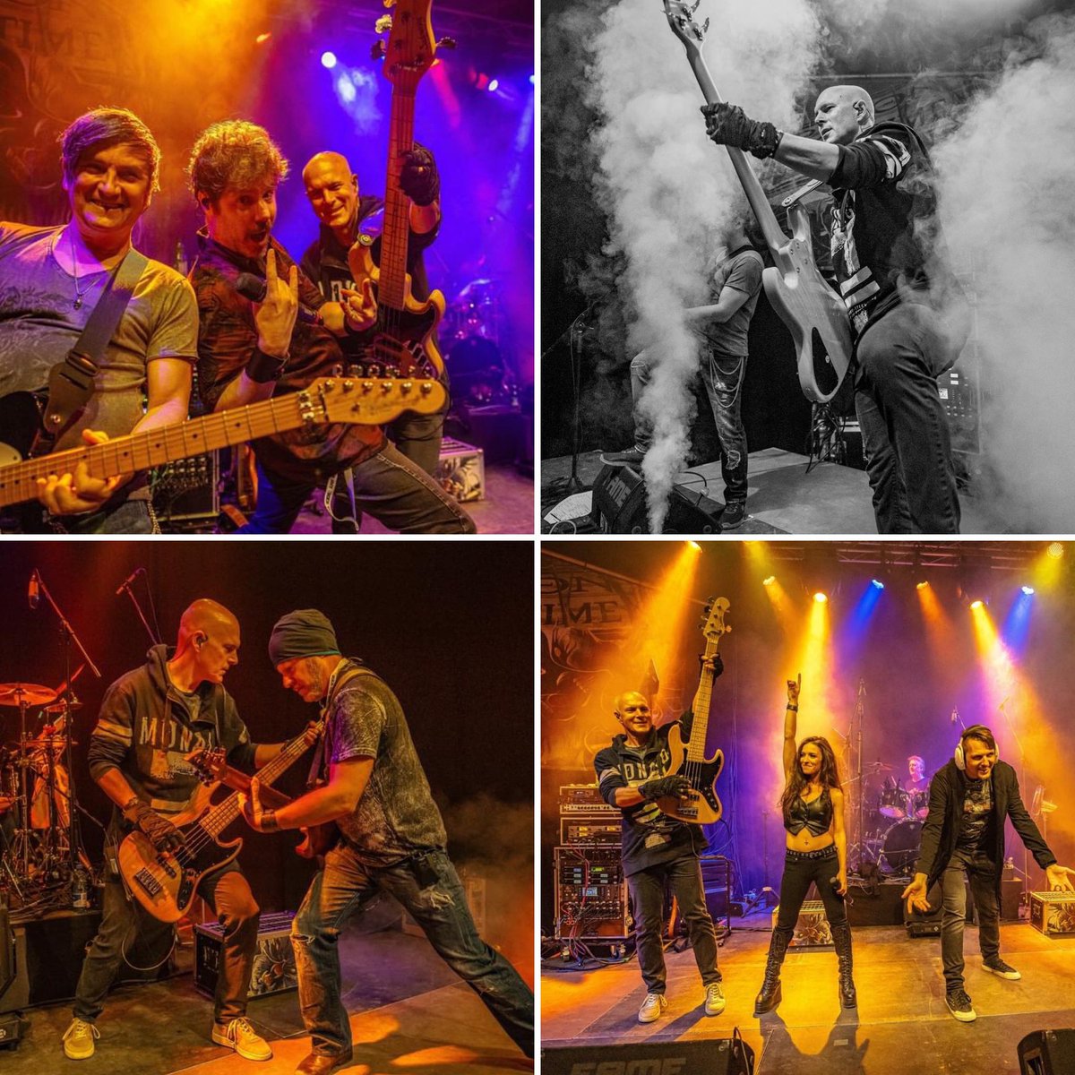 Great impressions from being on stage with my band #RIZON on the weekend, at the „Rock the Rhy“ festival in Dörflingen/Switzerland 🇨🇭Thank you to an amazing audience rocking with us. 
#swissmetalband