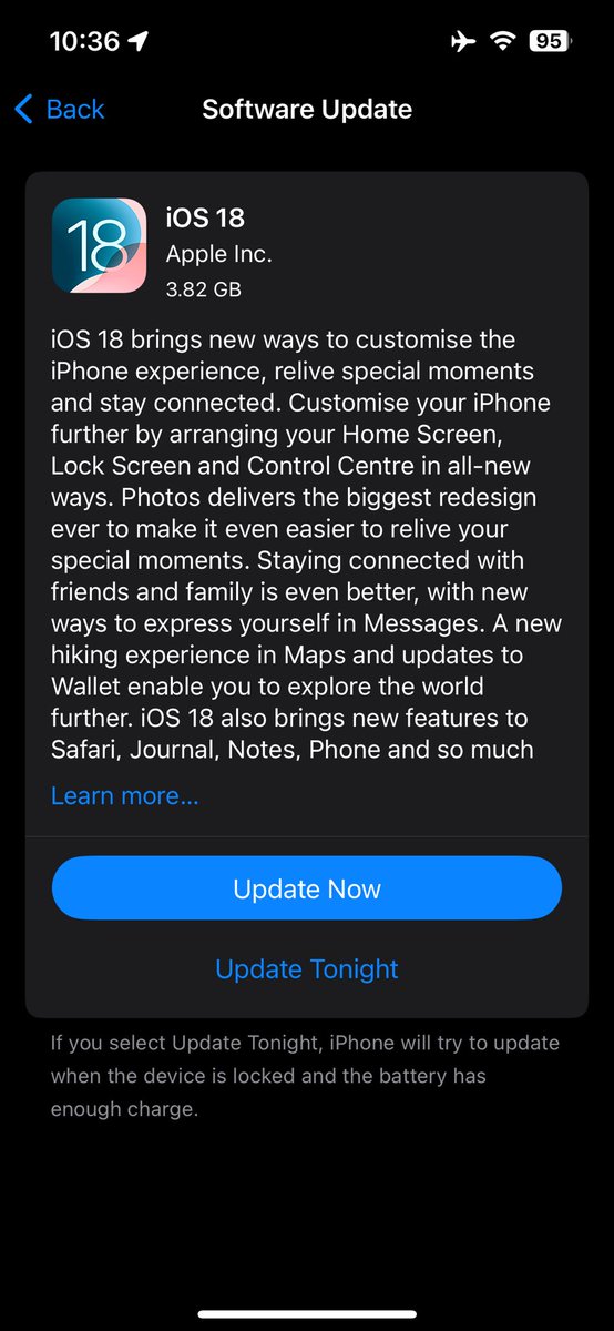 #iOS18 arrived in India.
This size is for my iPhone 13 Pro. Will vary as per the model you’re using.
