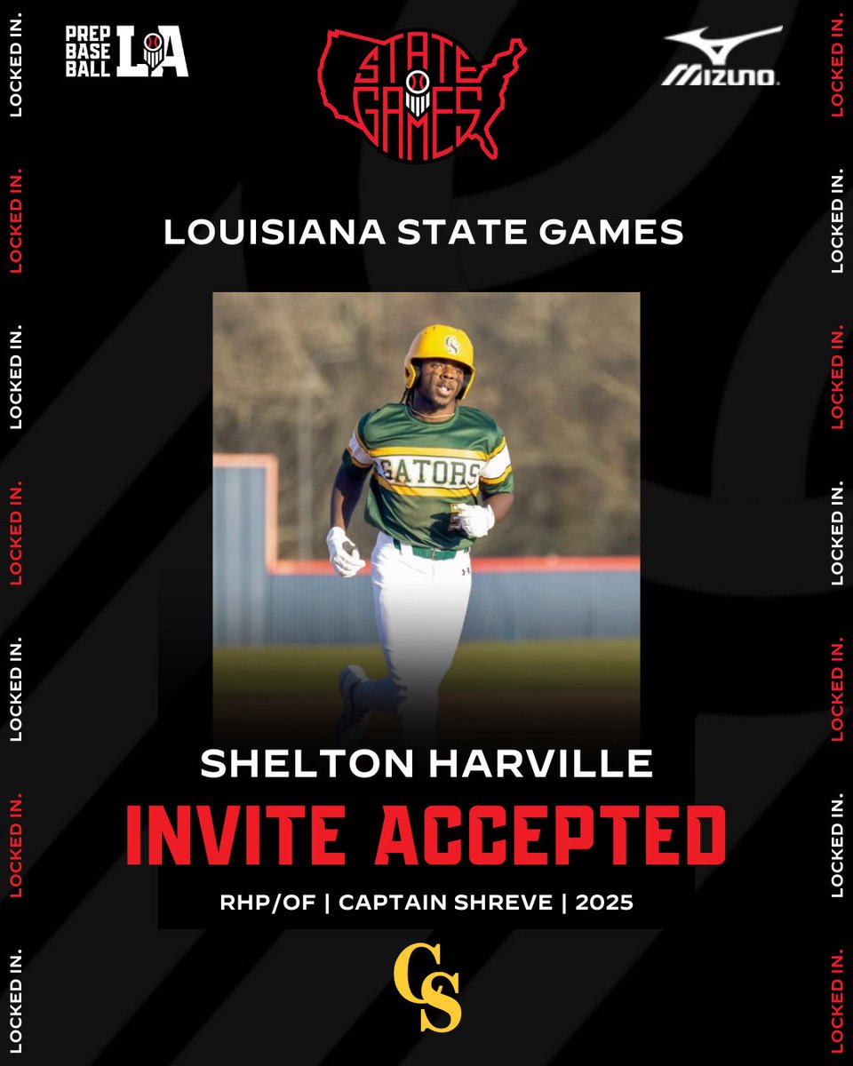 ⚜️ 𝐋𝐀 𝐒𝐭𝐚𝐭𝐞 𝐆𝐚𝐦𝐞𝐬 𝐈𝐧𝐯𝐢𝐭𝐞 𝐀𝐜𝐜𝐞𝐩𝐭𝐞𝐝

‘25 Shelton Harville (Captain Shreve)

We’ll see the <a href="/LATechBSB/">Diamond Dogs</a> recruit on 09/28-09/29 for the #LAStateGames24 at <a href="/RaginCajunsBSB/">Louisiana Ragin’ Cajuns® Baseball</a>. Request your invite via the link 👇. #BeSeen

<a href="/AlexArmandPBR/">Alex Armand</a>

🖇️ loom.ly/FhvvAAY