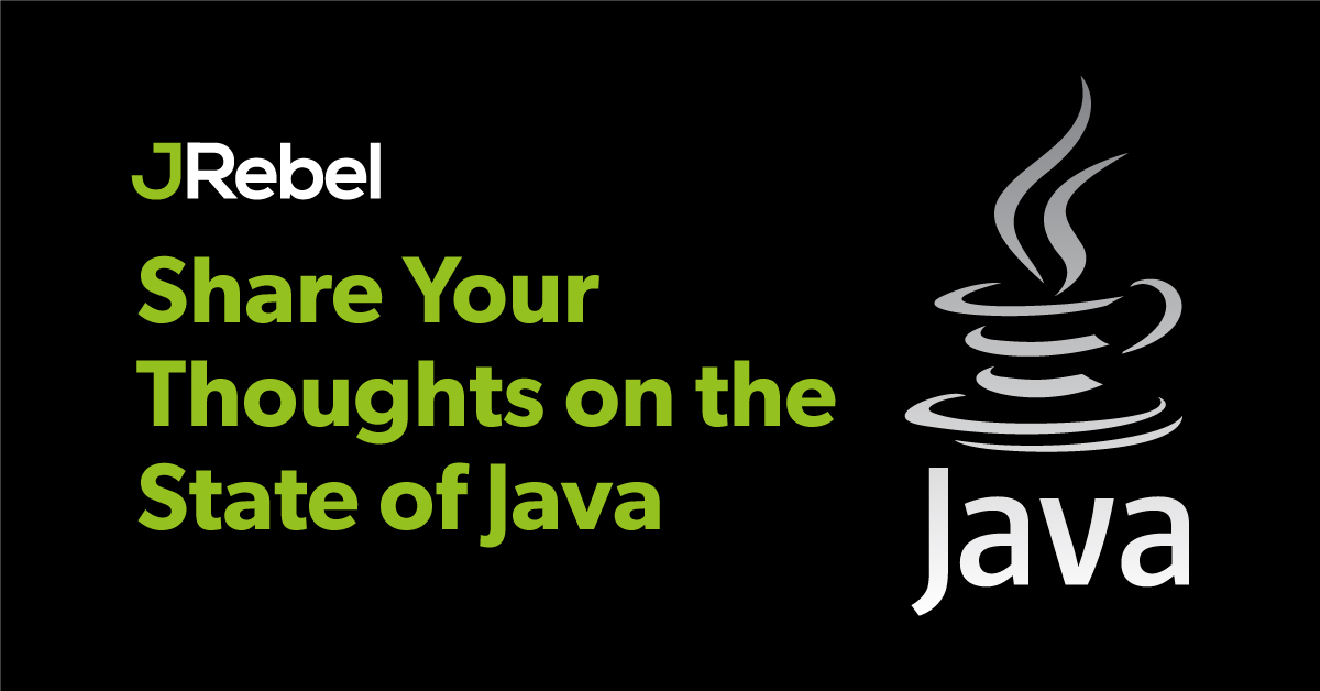 JRebel_Java's tweet image. Your feedback can help shape the future of Java! Take the 2025 Java Developer Productivity Survey today. >> surveymonkey.com/r/Q5KBL88