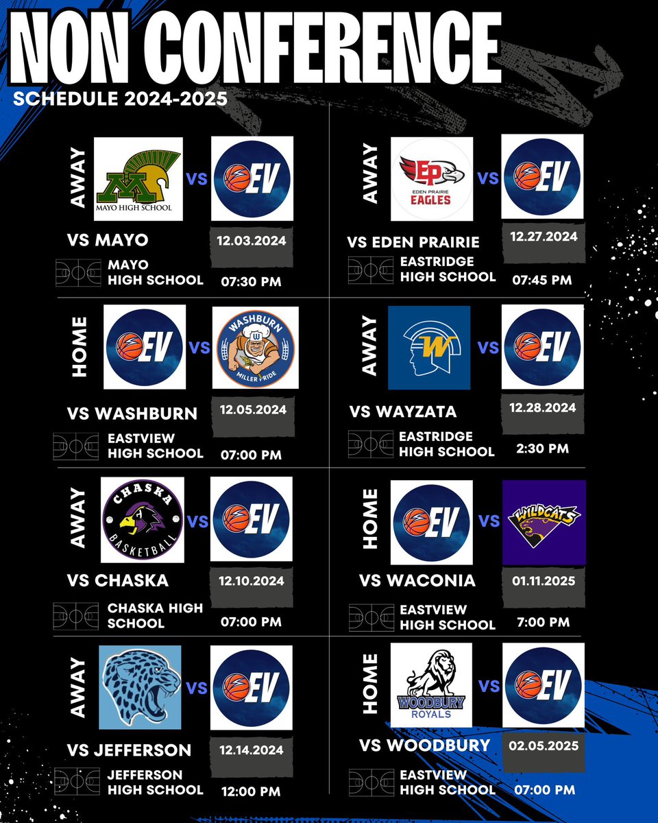 Our time is near…

A glance at our non-conference schedule for the 2024-25 season.