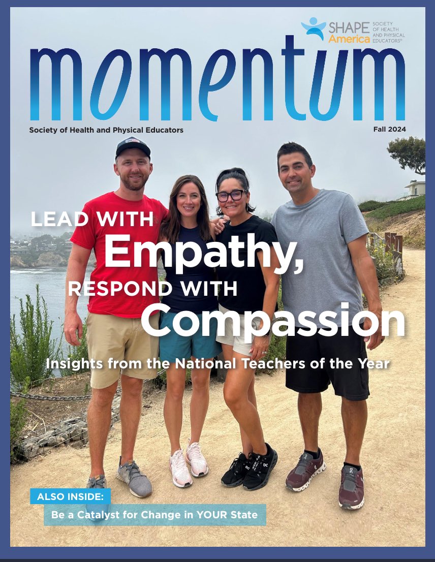 My <a href="/SHAPEAmerica/">SHAPE America</a> CEO column is about the awesome session natl TOY Casey Page delivered at <a href="/KY_SHAPE/">Kentucky SHAPE</a>'s #MoveThrive conference this year. The impact he has made on his students is incredible. And it is a big part of my WHY for #healthmovesminds!