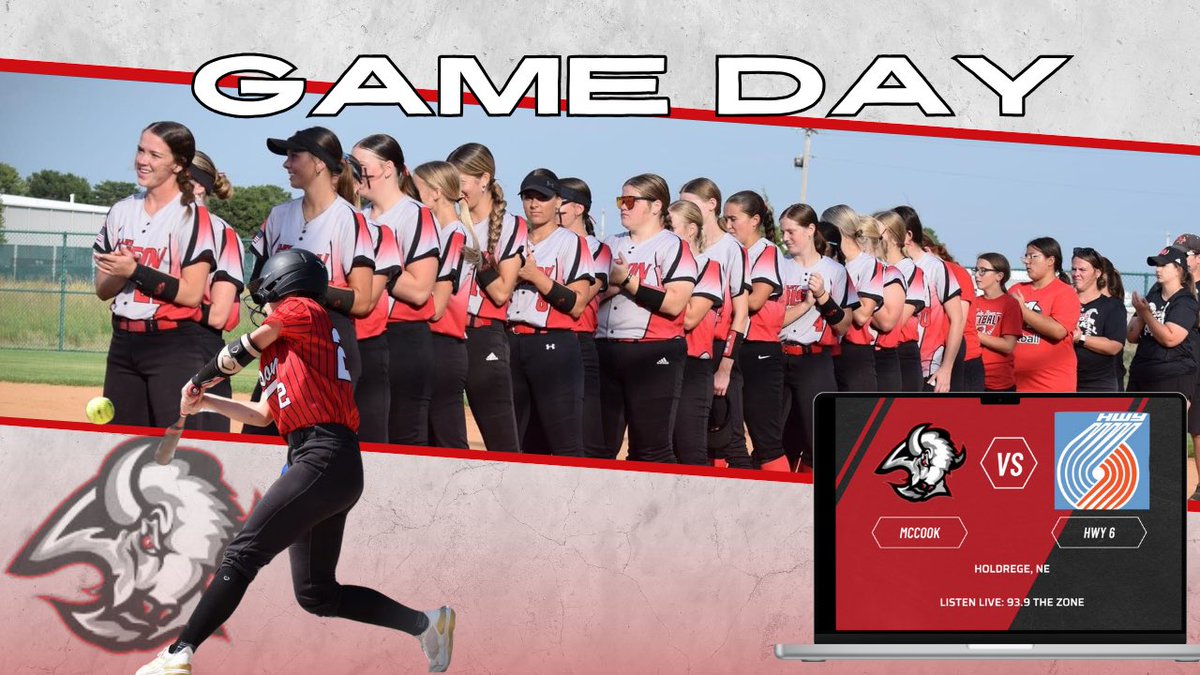 McCook Bison Softball (@mcbisonsoftball) on Twitter photo Lady Bison travel to Holdrege to take on HWY 6 tonight! 🦬
🆚 HWY 6
🕰️ 5:00PM JV
🕰️ 6:30PM Varsity
📺 GameChanger
📻 <a href="/TheZone939/">The Zone 93.9/McCook</a>
📍 Holdrege, Ne Lady Bison travel to Holdrege to take on HWY 6 tonight! 🦬
🆚 HWY 6
🕰️ 5:00PM JV
🕰️ 6:30PM Varsity
📺 GameChanger
📻 <a href="/TheZone939/">The Zone 93.9/McCook</a>
📍 Holdrege, Ne