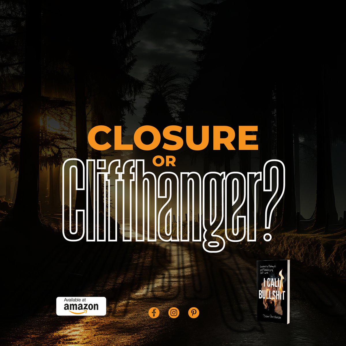 Becca_author's tweet image. Is there a closure or a cliffhanger at the end of ‘I Call Bullshit’?

Claim your copy now! Hit the link below.
amzn.to/3OFciNp

#EscapeAndEmpower #ReclaimingLife #CourageousJourney #InspirationalRead #SurvivorStories #EmotionalStrength #AbuseSurvivor