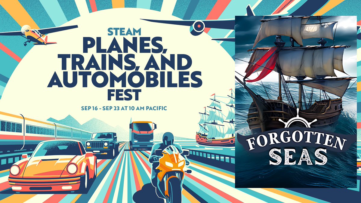 Forgotten Seas is in the Fest! 
Save 20% on the Daily Deal!
store.steampowered.com/app/2168260/Fo…
#indiegame #survivalgames #videogames