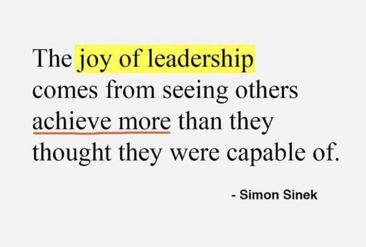 One of the best parts of my role is seeing people develop and flourish 💛
For this to happen you have to let go and trust!