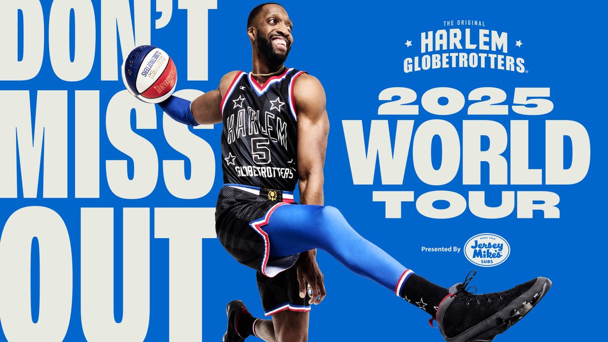 🚨 Just announced🚨  The Harlem Globetrotters return to Canton on February 25th.  Tickets on sale Sept 30 at 10am.