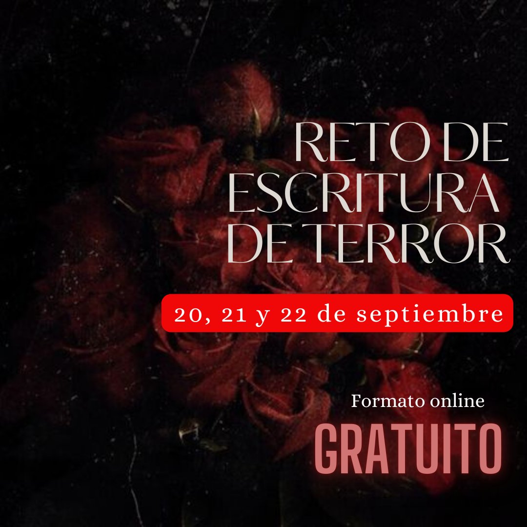 ¡Última semana para apuntarse al reto de escritura de terror!

Apúntate aquí: subscribepage.io/reto-de-escrit…
