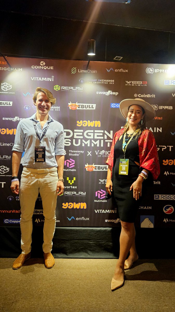 Our team is in full swing in #singapore for <a href="/DegensummitOg/">DeGen Summit</a>