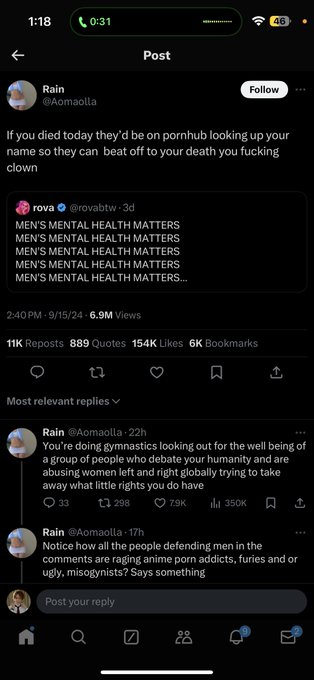 I’m sorry I’m sorry but no, no you can’t excuse the intentional and culturally applauded denial of 50%