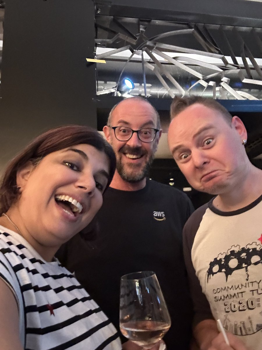 shar1z's tweet image. What a fun 10 year celebration of the #AWS user group Israel! 😱

My @DevOpsDaysTLV co-org @burdandrei and were the big winners in the Kahoot. 

Love our awesome community and can’t wait to see everyone at #devopsdays TLV next month 😍

Thanks for the pic @shimontolts ❤️