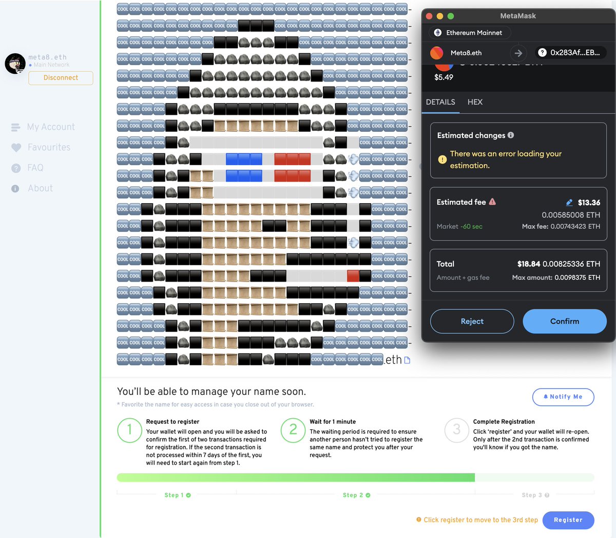 EthmojiPunks's tweet photo. Who likes my newest ENS domain?...🆕 
@ensdomains I bet you guys love it!...

.eth is the sigma! https://t.co/bkEi0SB4rX