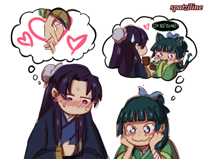 spatziline's tweet photo. At least Maomao's thinking about Jinshi in a way #kusuriyanohitorigoto #apothecarydiaries https://t.co/9HSlkmB0rI