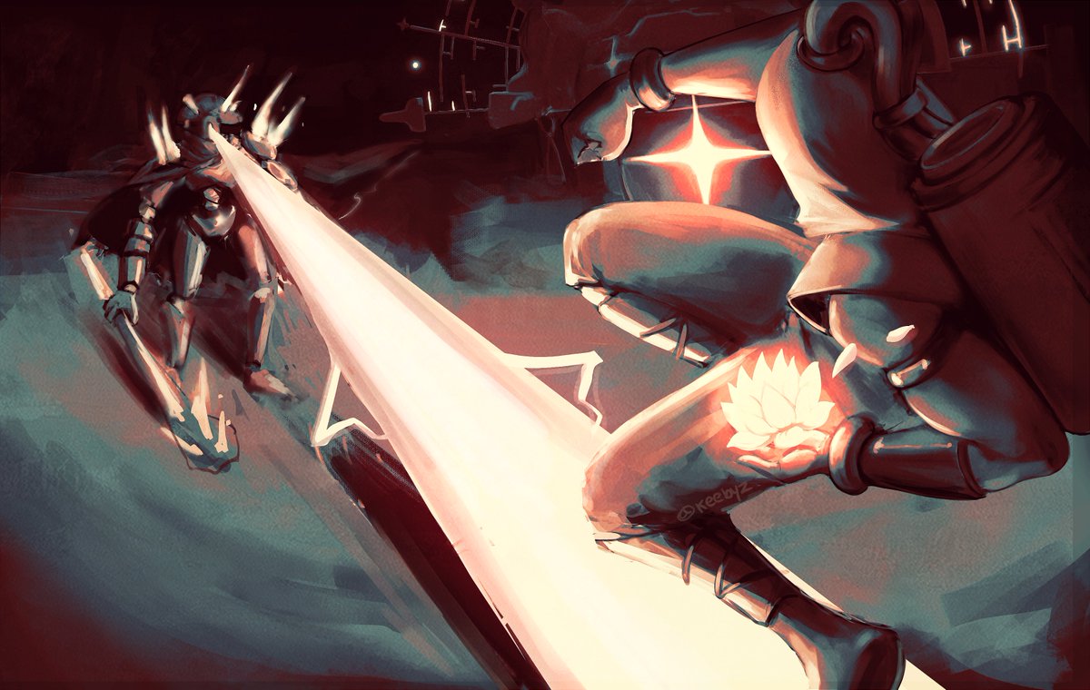 keeby_z's tweet photo. i finished the seeker and false son drawing a few days ago but I didn't really like how it was coming along but I figured I just show yall anyways. maybe I redraw it at another time https://t.co/nSsxcptH6F