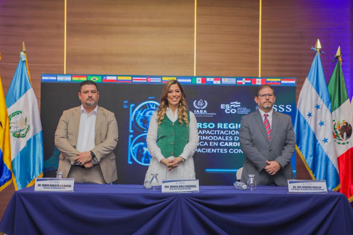 Diario El Salvador (@elsalvador) on Twitter photo #ElSalvador | Está mañana, con la coordinación del <a href="/iaeaorg/">IAEA - International Atomic Energy Agency ⚛️</a> y el apoyo de <a href="/AgenciaEsco/">ESCO</a>, el <a href="/isss_gob_sv/">ISSS</a> recibe a especialistas de 17 países para intercambiar conocimientos en medicina nuclear, cardiología y oncología en el primer «Curso Regional de Capacitación en Técnicas #ElSalvador | Está mañana, con la coordinación del <a href="/iaeaorg/">IAEA - International Atomic Energy Agency ⚛️</a> y el apoyo de <a href="/AgenciaEsco/">ESCO</a>, el <a href="/isss_gob_sv/">ISSS</a> recibe a especialistas de 17 países para intercambiar conocimientos en medicina nuclear, cardiología y oncología en el primer «Curso Regional de Capacitación en Técnicas
