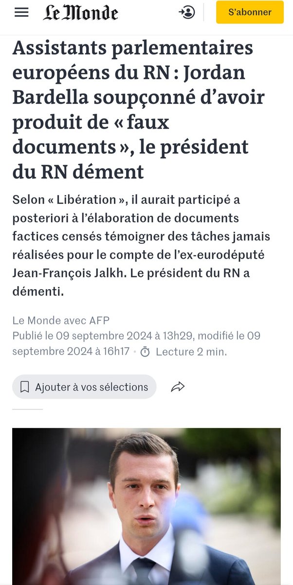 Bizarre que personne n'évoque #BardellaFauxDocuments. C'est vrai : s'il est avéré que #BardellaFauxDocuments est une réalité, je ne vois pourquoi on se priverait de mentionner #BardellaFauxDocuments, surtout quand on sait que #BardellaFauxDocuments passe pour un gendre idéal ! 😇