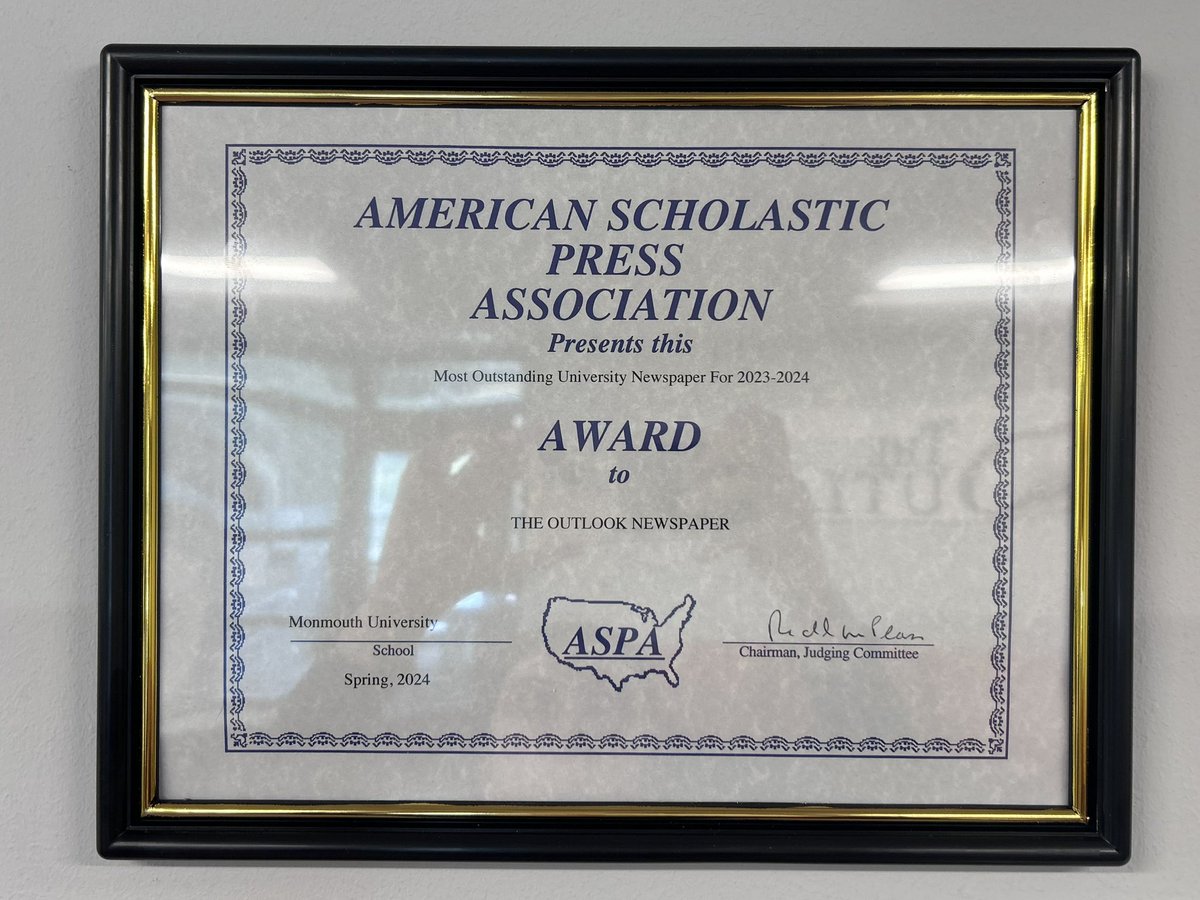 MUoutlook's tweet photo. “The Outlook” is proud to share that our publication won FIRST PLACE and MOST OUTSTANDING UNIVERSITY NEWSPAPER from the American Scholastic Press Association for the 2023-2024 academic year.

Congrats to last year’s staff! Here’s to an even more amazing publication this year! https://t.co/pckSeTaXS8