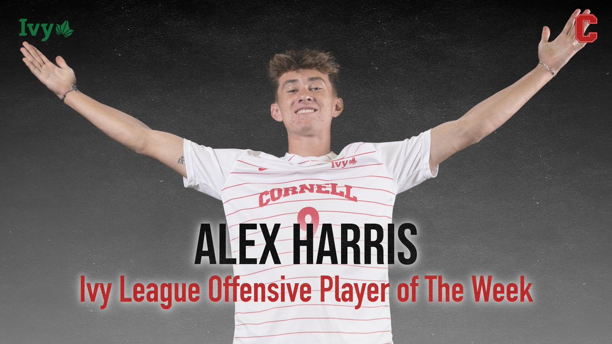 Cornell Big Red (@cornellsports) on Twitter photo Alex Harris has been named <a href="/IvyLeague/">Ivy League</a> Offensive Player of the Week! 💪
Read about his six-point week ⬇️
📰 bit.ly/3XMtk0U
#YellCornell🐻 Alex Harris has been named <a href="/IvyLeague/">Ivy League</a> Offensive Player of the Week! 💪
Read about his six-point week ⬇️
📰 bit.ly/3XMtk0U
#YellCornell🐻