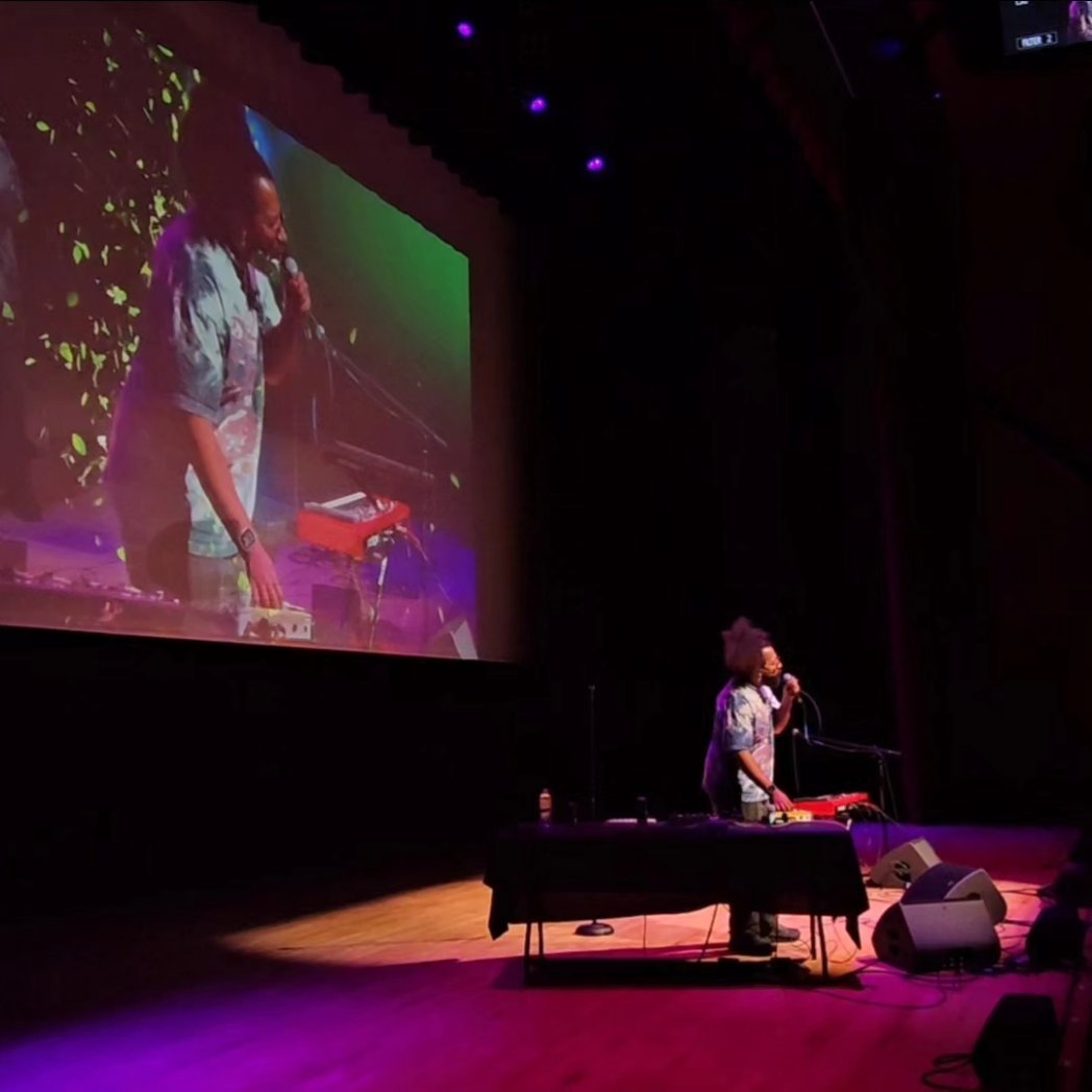 I got to create with a legend <a href="/reggiewatts/">reggie watts</a> and it was LEGENDARY thank you mei, thank you to the venue, thank you Reggie for sharing your craft it helped master my own LETS GO ART COLLABS post clips here yes or no?!