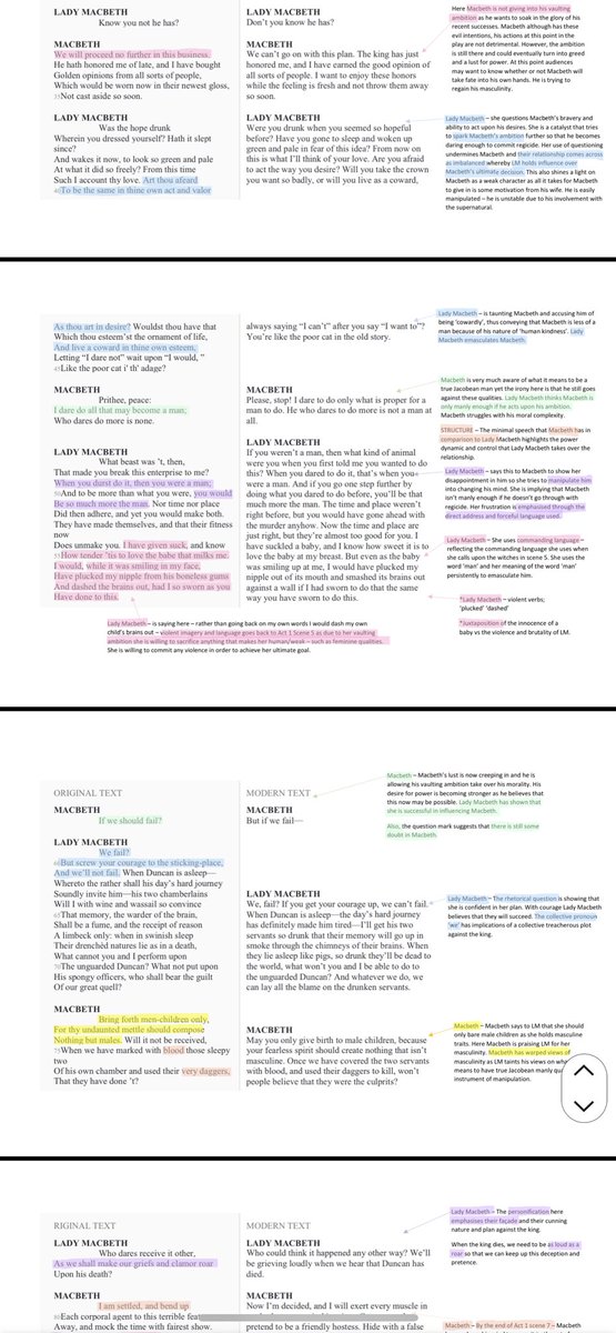 For anyone that is teaching Macbeth for the first time or wants teacher annotations, I have a folder on my drop box that might be handy

dropbox.com/scl/fi/z9a8mem…