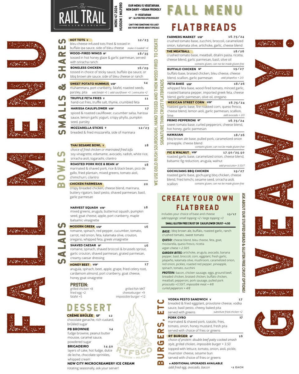 The Rail Trail Flatbread Company tweet media