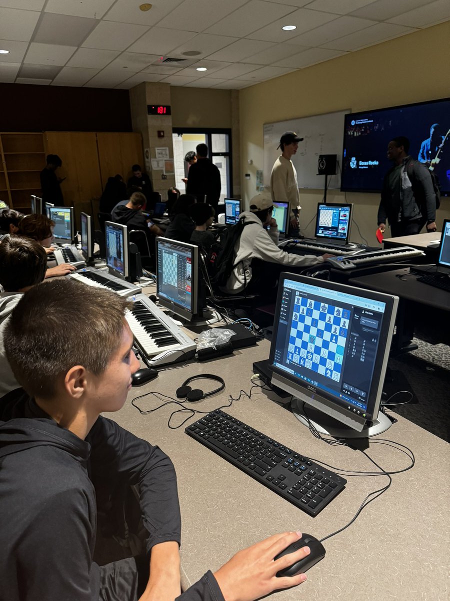 Enjoying some Chess during Win Block today!