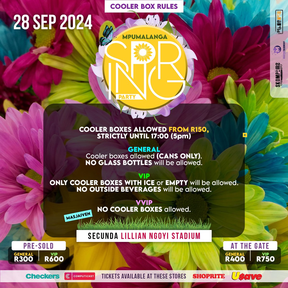 ____justsihle's tweet photo. Cooler box rules for i’weekend enkulu 😭🔥 niyeza moes? See how insane that line up is????

Hurry up and get your tickets NOW 🫵🏾

#MpumalangaSpringParty2024
#SpringParty2024
#Mpumalanga https://t.co/pBUb3u2VUI