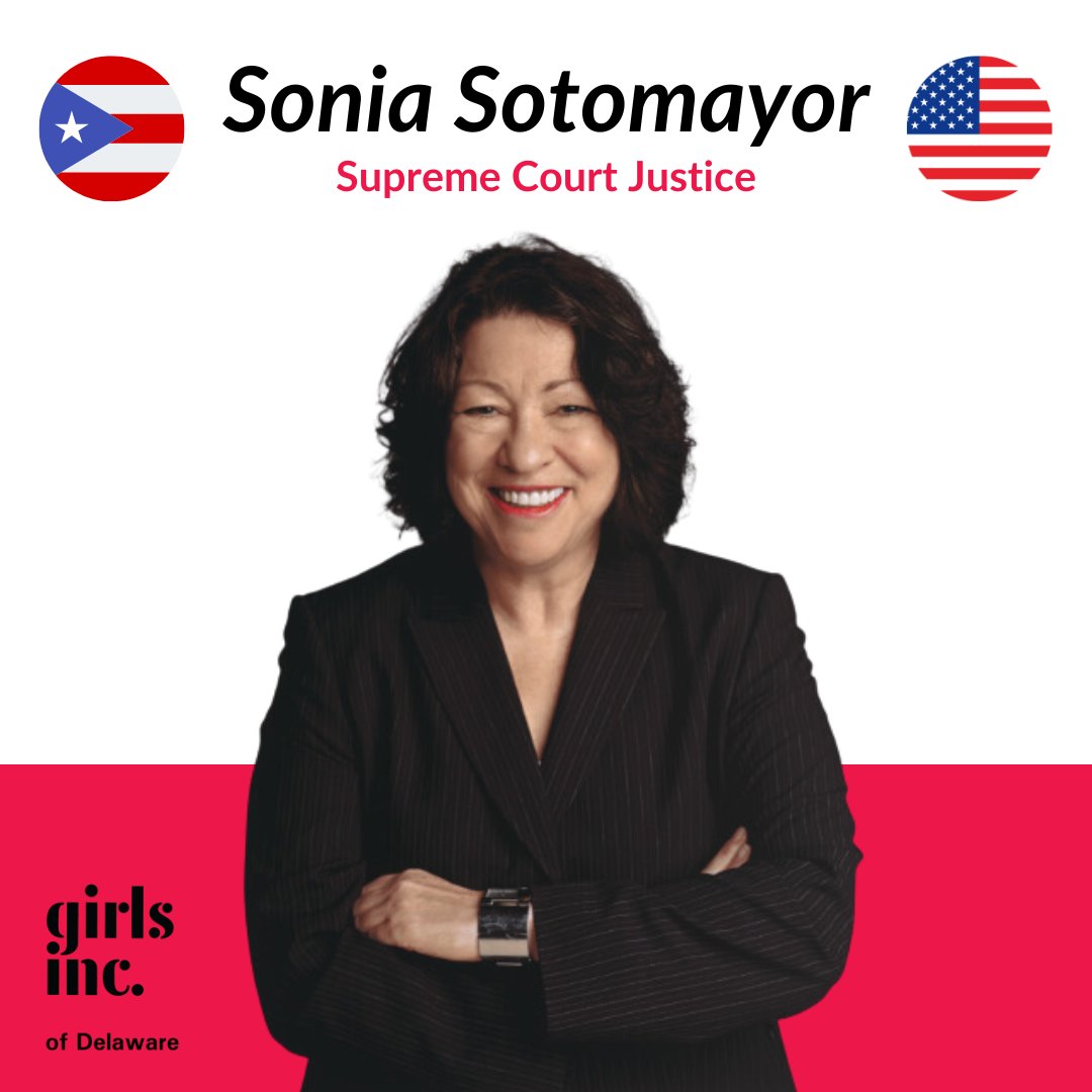 In honor of Hispanic Heritage Month, we’re highlighting trailblazing Latinas! Starting with Sonia Sotomayor the first Latina and third woman on the U.S. Supreme Court.✨#hispanicheritagemonth #latina #strongsmartbold