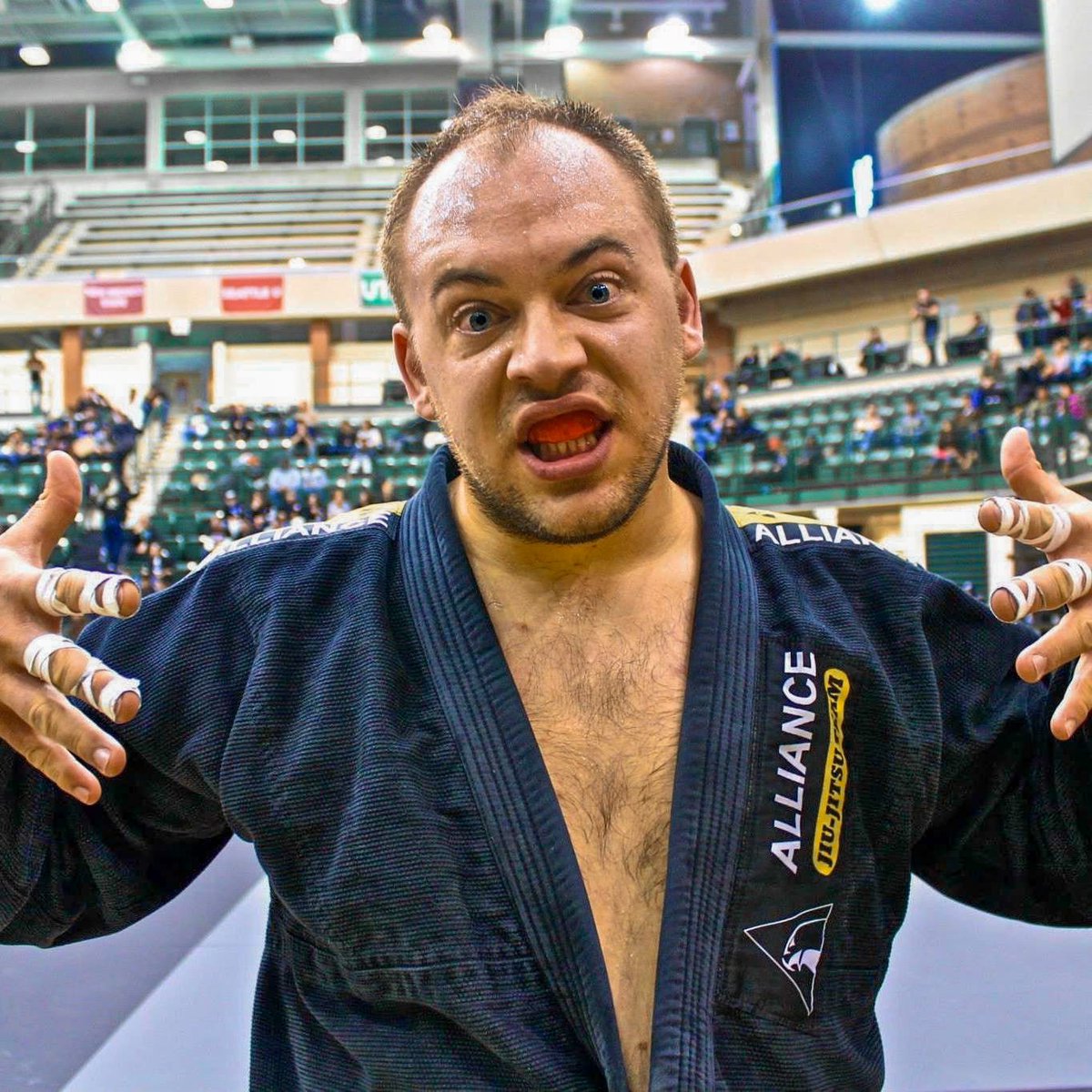 More throwback pics to when I had hair 😅

Good old IBJJF Chicago Open tournament.