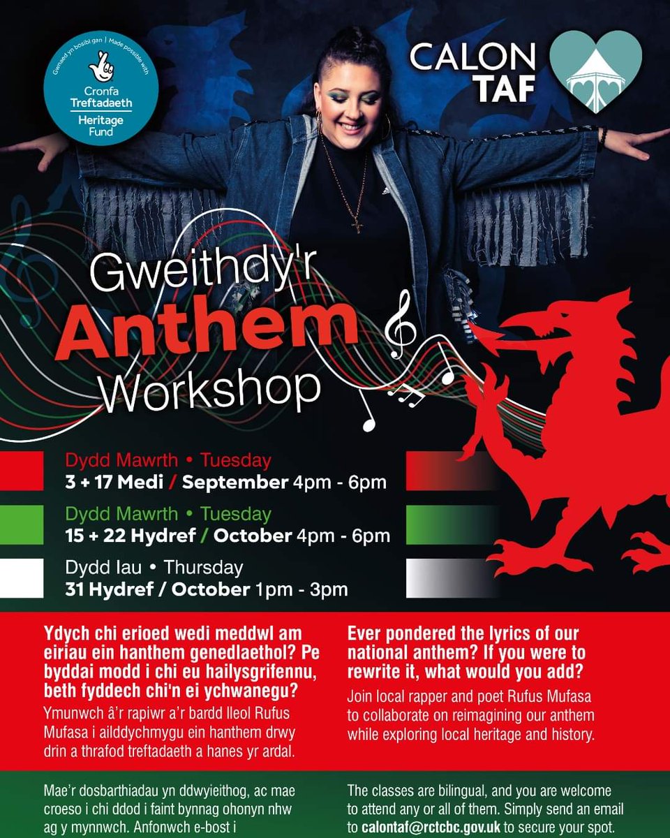 Yfory - 2moro 
At <a href="/CalonTaf/">Calon Taf</a> 

Gwlad Gwlad 📝✍️