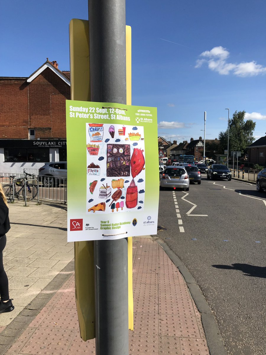 SRA Technology (@sra_technology) on Twitter photo Keep your eyes peeled around St Albans. Our students designs have been used for the St Albans Food & Drink festival posters. Well done to Mrs Ruddās graphic design students! <a href="/StAlbansCouncil/">St Albans Council</a> Keep your eyes peeled around St Albans. Our students designs have been used for the St Albans Food & Drink festival posters. Well done to Mrs Ruddās graphic design students! <a href="/StAlbansCouncil/">St Albans Council</a>