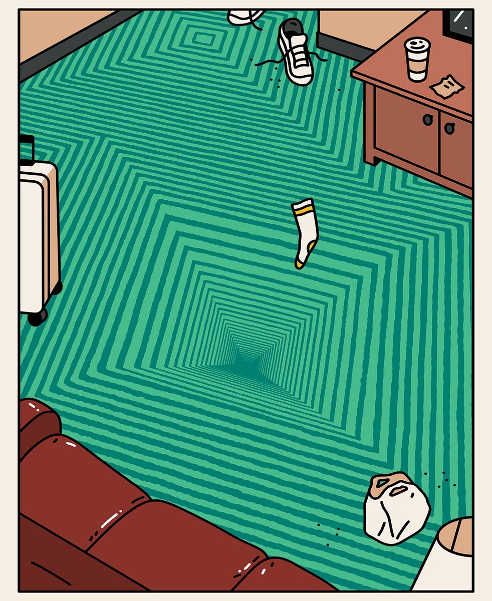 Personal work loosely based on the hotel I stayed at in San Francisco. While there I sketched out a few ideas about mysterious hotel experiences. Hope to finish a few more of them between client work when I can.