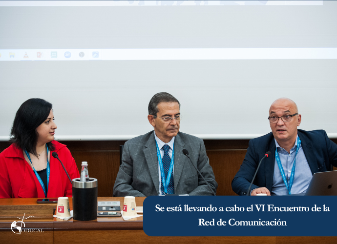 Oducal's tweet photo. 👥Se está llevando a cabo el VI Encuentro de la Red de Comunicación “Construyendo puentes: comunicación, identidad y confianza” en la Pontificia Universidad de la Santa Croce en Roma.
👉 Noticia: https://t.co/WFxups6GVg
#ODUCAL #RedDeComunicación https://t.co/9OwJ8mH6Bb