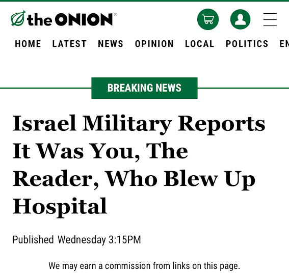 SamanAhsan's tweet photo. @AlanRMacLeod @AishaJumaan @TheOnion is sheer brilliance in dark times... https://t.co/ichMsVjNm8