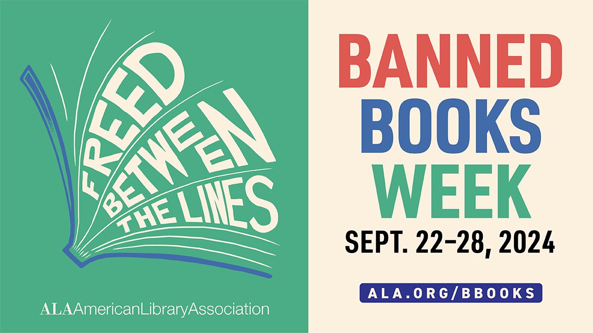 JUSwisherLib's tweet photo. Happy #BannedBooksWeek! 

Learn more about this important week and view our virtual display of banned and challenged books available in the Swisher Library: https://t.co/BUxi9kTeD9 https://t.co/E90JNuGuGR