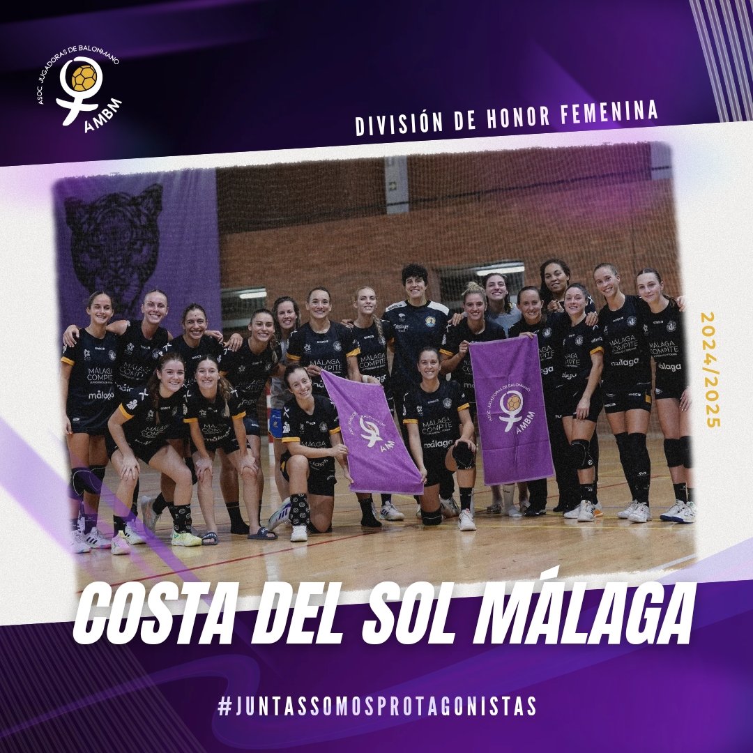 💥 ASOCIADAS 24-25 💥

🤩 Otro equipo que renueva su compromiso con la asociación para esta temporada! 

💪🏼¡Gracias <a href="/BMMalagaCosta/">Costa del Sol Málaga</a> por vuestro apoyo y colaboración!

💜 #JuntasSomosProtagonistas