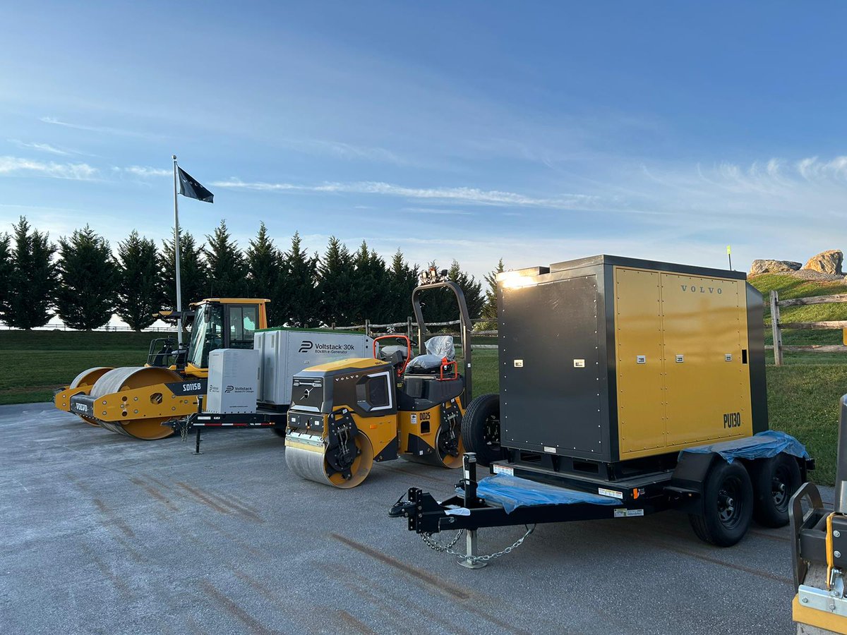 Portable Electric (@portablelectric) on Twitter photo We're at <a href="/VolvoCE_NA/">Volvo Construction</a>'s 2024 Volvo Days, and wow, what an event! Congrats to the team! 🎉
Come by and check out our Voltstack 5k, Voltstack 30k, and the PU130 Mobile BESS with 48-volt DC Fast Charging! ⚡👋
#VolvoDays #BESS #CleanEnergy #SustainablePower We're at <a href="/VolvoCE_NA/">Volvo Construction</a>'s 2024 Volvo Days, and wow, what an event! Congrats to the team! 🎉
Come by and check out our Voltstack 5k, Voltstack 30k, and the PU130 Mobile BESS with 48-volt DC Fast Charging! ⚡👋
#VolvoDays #BESS #CleanEnergy #SustainablePower
