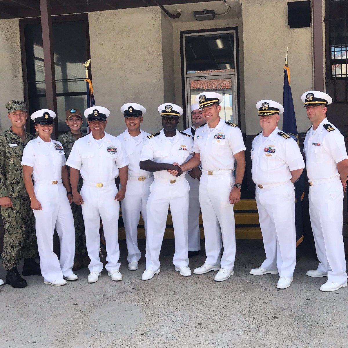 A huge congratulations to my Division Officer, Dr. Rees Adomako on his promotion to the rank of Lieutenant Commander today! MRD-SD is proud of you!! <a href="/NavyMedicine/">Navy Medicine</a>