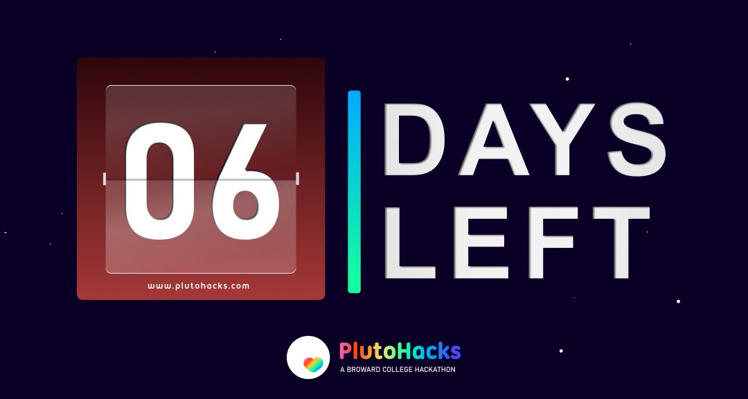 PlutoHacks is next weekend! Are you ready? It's not too late to register. Visit: plutohacks.com

#hackathon #PlutoHacksBC #RiseCodeOvercome #BCProud #innovation