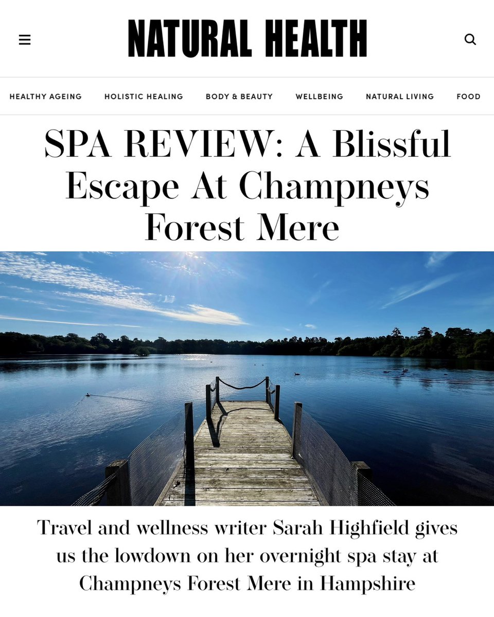 Freelancing_Sar's tweet image. Last week I had the pleasure of visiting Champneys Forest Mere (@champneys) on behalf of Natural Health Magazine (@natural_mag).

My spa review is online now: naturalhealthwoman.com/spa-review-a-b…

#champneys #champneysforestmere #spareview #travelwriter #traveljournalist