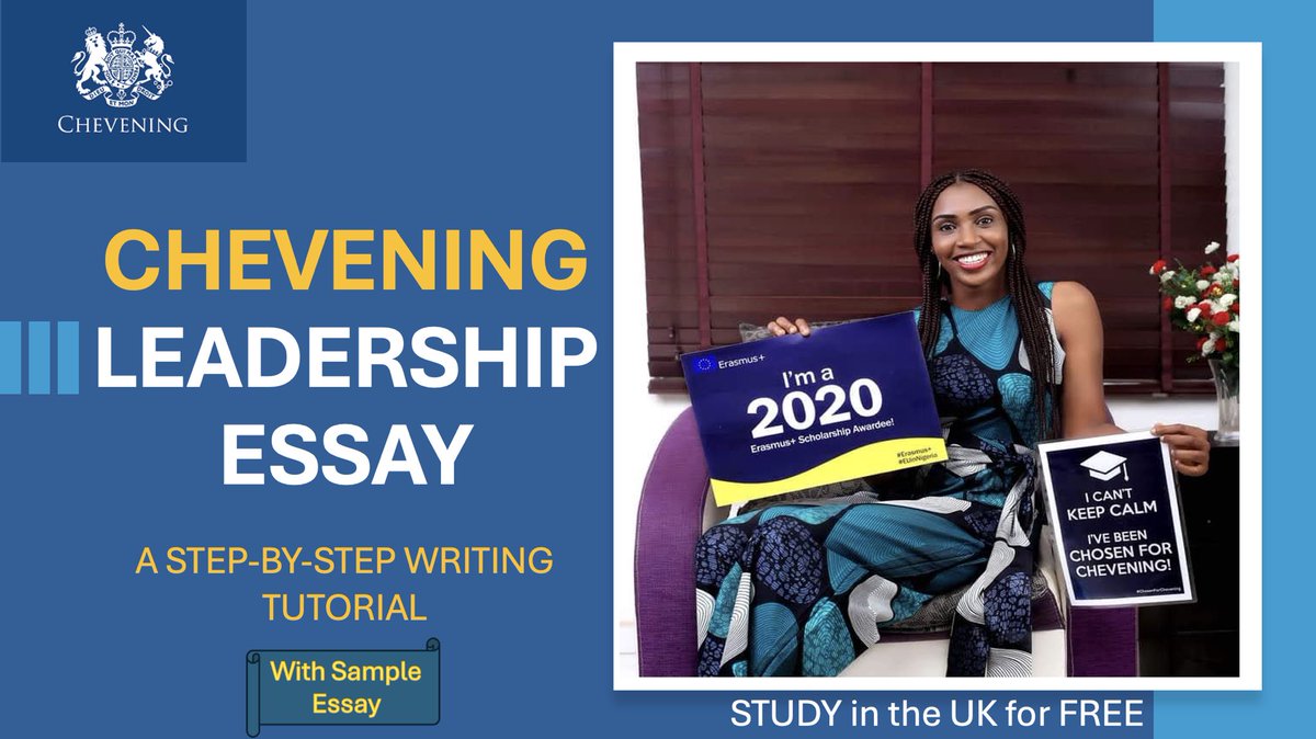 Please Kindly Retweet Applying for Chevening  Scholarship and stuck with the essay writing? 
Whether this is your first time applying, reviewing an already written essay, or unsure of where to start or how your essay reads, this video is a MUST watch. 
youtu.be/UZAjPRSQdGc?si…