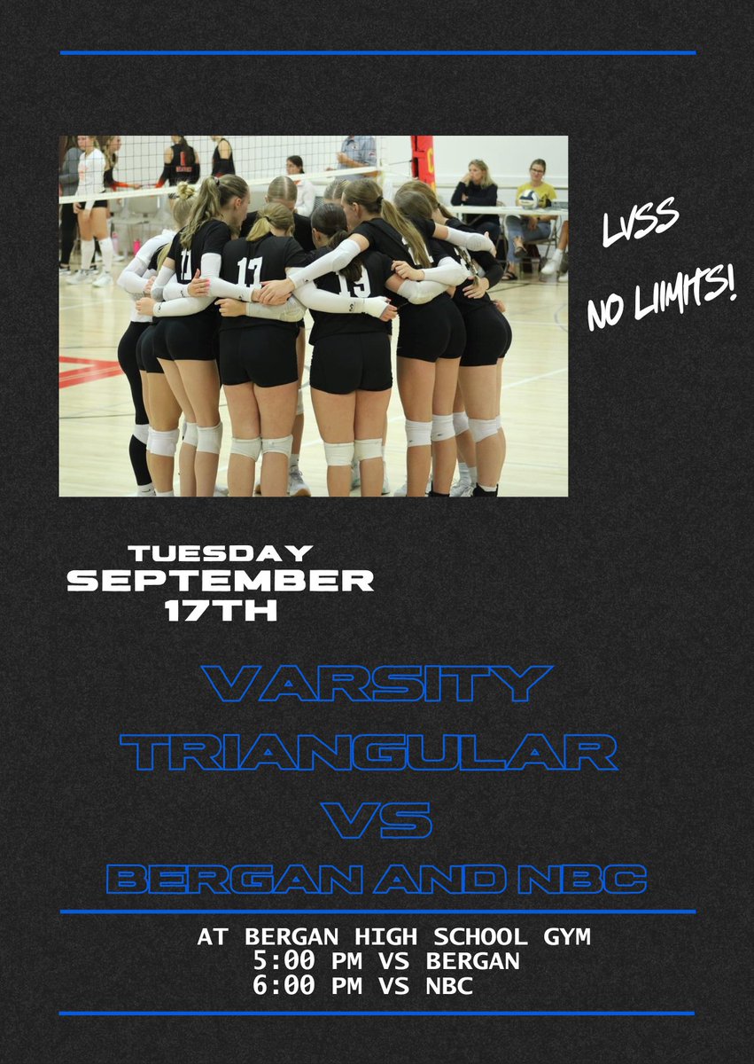 Tomorrow night's action is at Bergan! #NoLimits