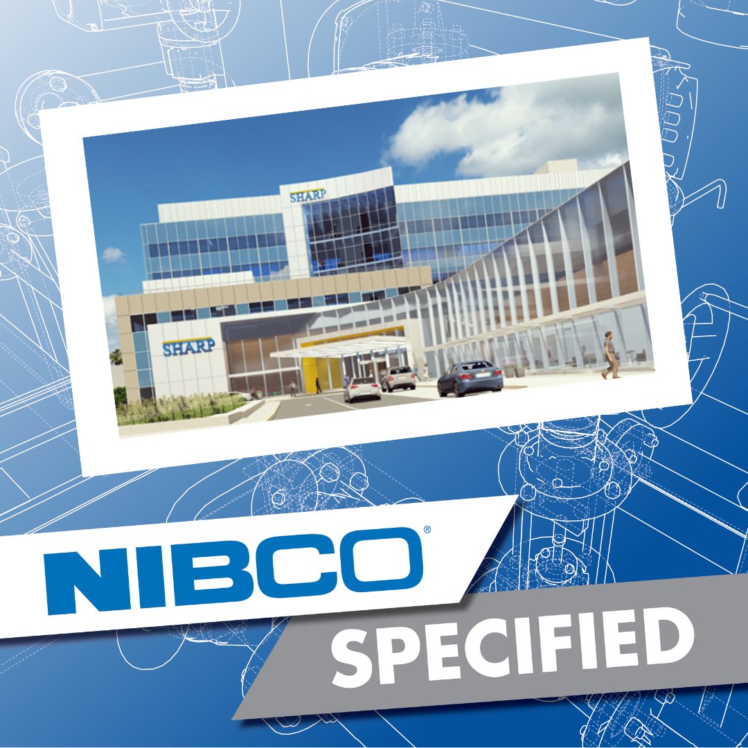 nibcoinc's tweet photo. Exciting news! NIBCO's 585HP ball valves, butterfly valves and more will be used at the Sharp Memorial Hospital Campus modernization project in San Diego.
#NIBCOspecified #NIBCO https://t.co/rz3ueYixM3