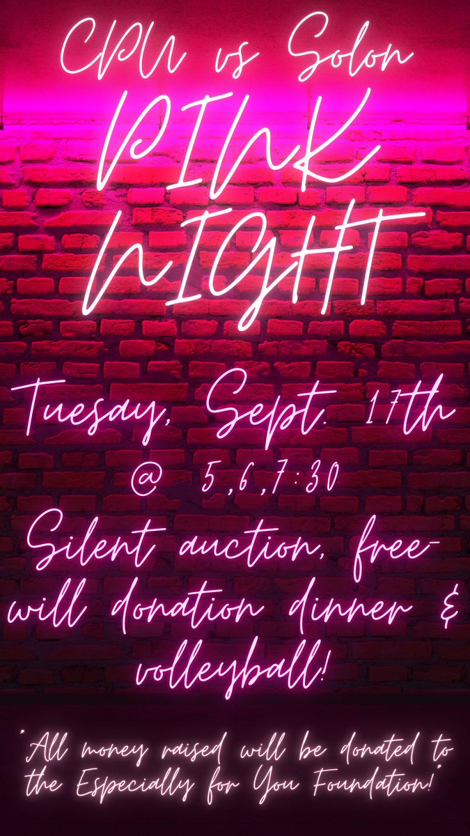 Tomorrow is the night! 💕 Come watch some great volleyball &amp; support a great cause. 🏐 We love this night and that we get to do something to support the Especially for You Foundation!!  💕 Click on the pic below for more info! 🏐
