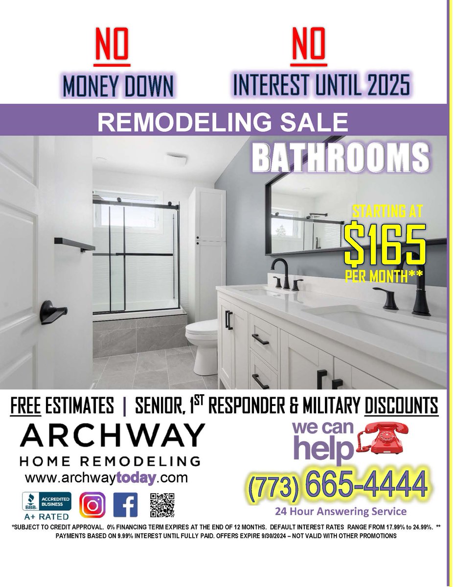 We love bathroom remodeling!  Still in time to get yours done by Christmas! Don't wait - last appointments booking up! archwaytoday.com
#bathroomremodel #bathroomrenovation #bathroomdecor #bathroommakeover #chicagohomeremodeler #MondayMotivation #mondayvibes