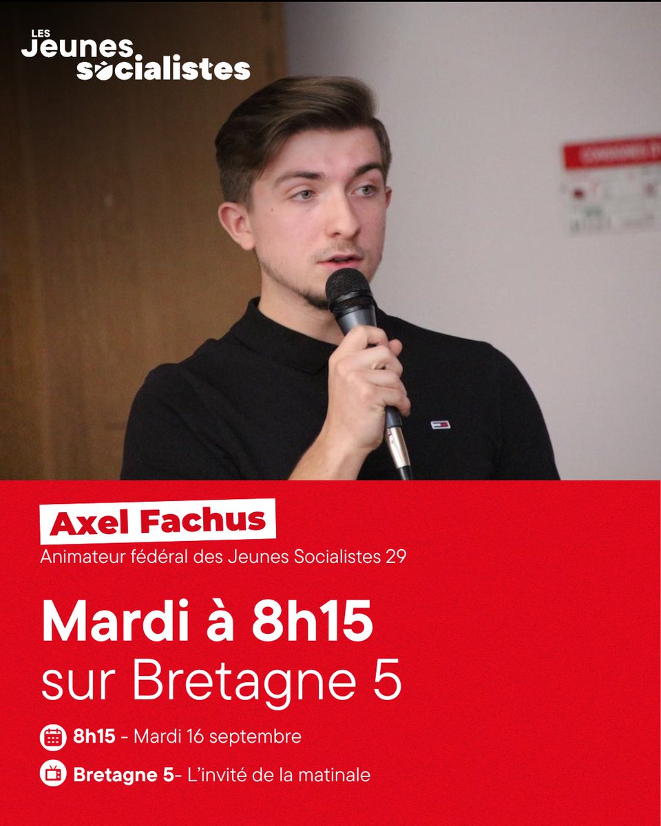 FachusAxel's tweet photo. Je serai l’invité politique de la matinale de @radio_bretagne5 demain à 8h15 https://t.co/4xv4nz22fE